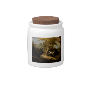 Legend of Headless Horseman Halloween Ghost Candy Jar