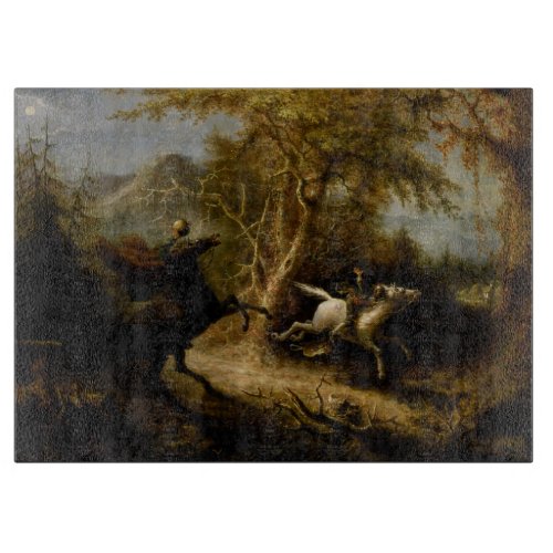 Legend of Headless Horseman Halloween Ghost Cutting Board