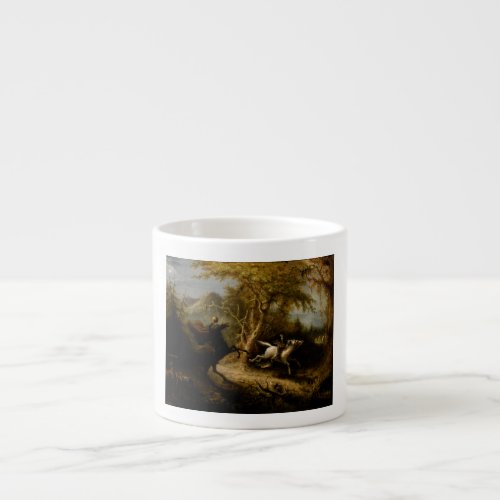 Legend of Headless Horseman Halloween Ghost Espresso Cup