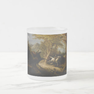 Legend of Headless Horseman Halloween Ghost Frosted Glass Coffee Mug