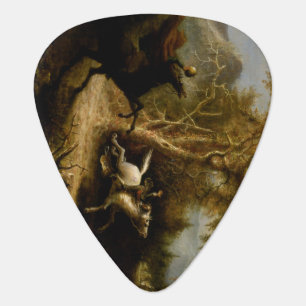 Legend of Headless Horseman Halloween Ghost Guitar Pick