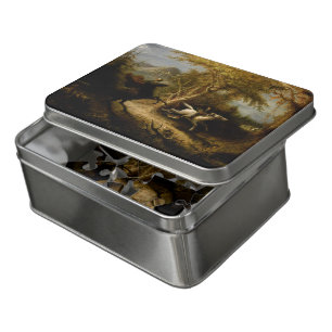 Legend of Headless Horseman Halloween Ghost Jigsaw Puzzle