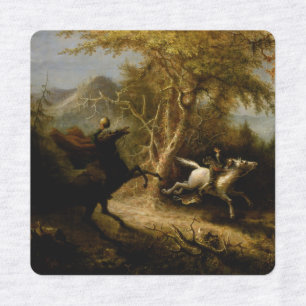 Legend of Headless Horseman Halloween Ghost Kids' Labels