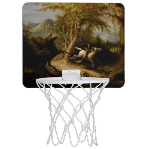 Legend of Headless Horseman Halloween Ghost Mini Basketball Hoop