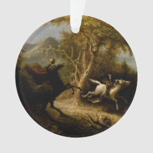 Legend of Headless Horseman Halloween Ghost Ornament