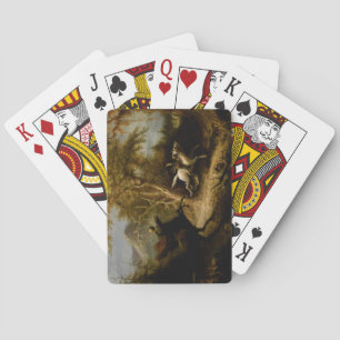 Legend of Headless Horseman Halloween Ghost Poker Cards