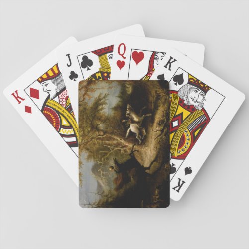 Legend of Headless Horseman Halloween Ghost Poker Cards