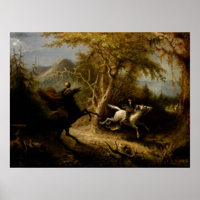 Legend of Headless Horseman Halloween Ghost Poster (Front)