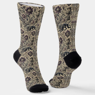 Legend of the Gilded Guardians — Gothic Tapestry Socks