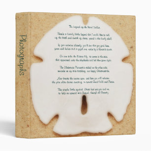 Legend of the Sand Dollar 1" Photo Album 3 Ring Binder
