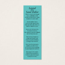 Legend of the Sand Dollar Bookmark Revised*