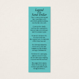 Legend of the Sand Dollar Bookmark Revised*