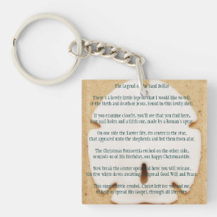 Legend of the Sand Dollar Keychain