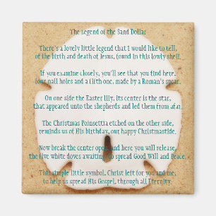 Legend of the Sand Dollar Magnet