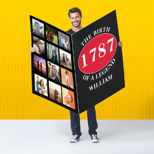Legend Photo Template Giant Birthday Card