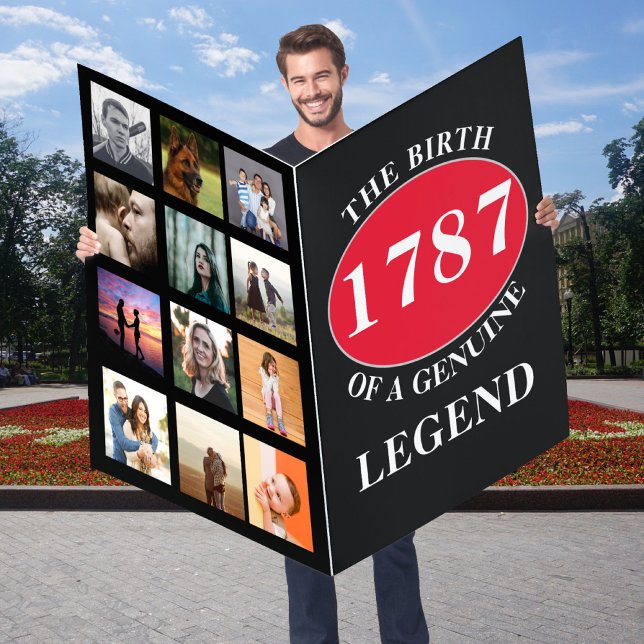 Legend Photo Template Giant Birthday Card (Creator Uploaded)