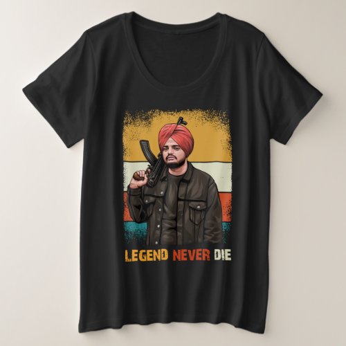 Legend Sidhu Moose Wala Essential Plus Size T_Shirt