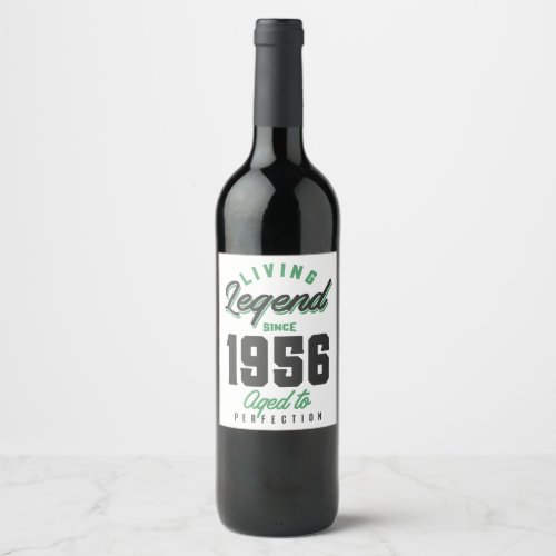 Legend Since 1956 Wine Label