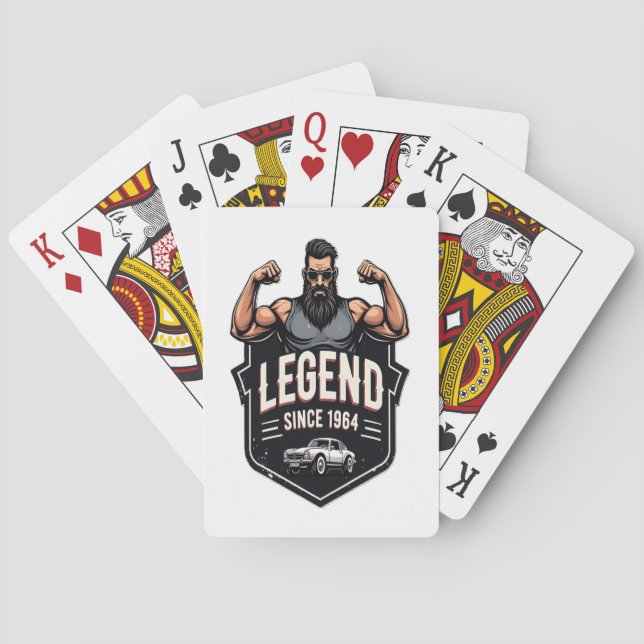 Legend Since 1964 Poker Cards (Back)