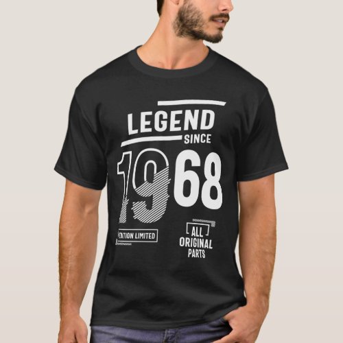 Legend Since 1968 _ 54th birthday  T_Shirt