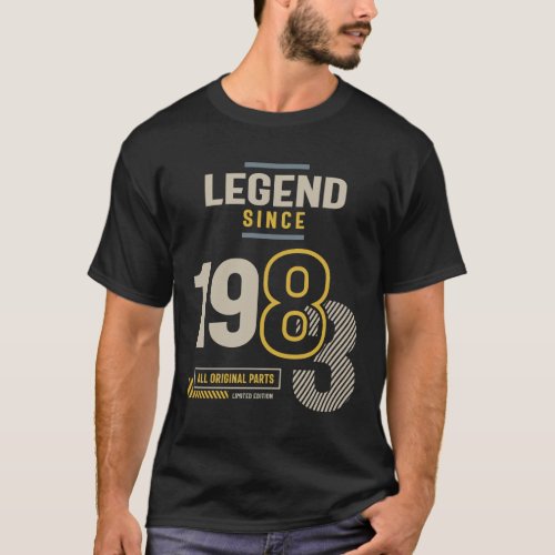 Legend Since 1983 40 birthday T_Shirt