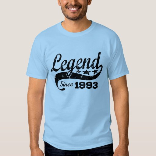 Legend Since 1993 T-shirt | Zazzle