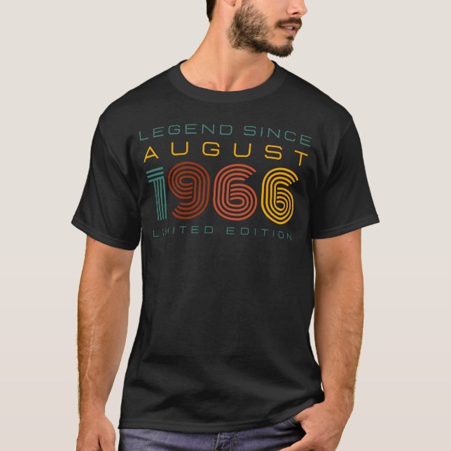 Legend Since August 1966, Limited Edition Men's  T-Shirt (Front)