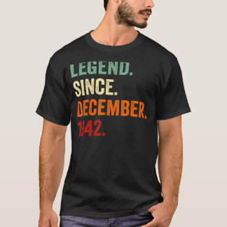 Legend Since December 1942 80th Birthday  80 Years T-Shirt