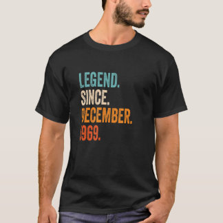 Legend Since December 1969 53rd Birthday T-Shirt