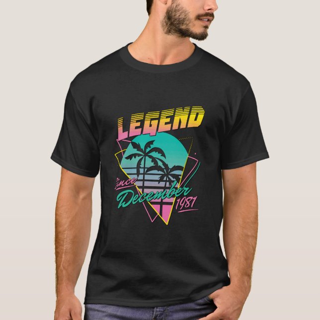 Legend Since December 1981 T-Shirt (Front)