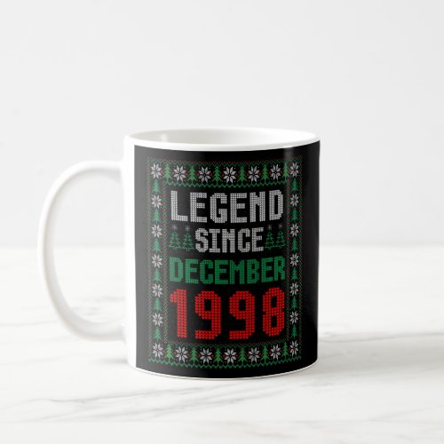 Legend Since December 1998 24th Birthday Idea Chri Coffee Mug