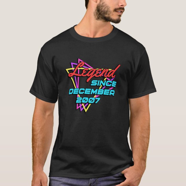 Legend Since December 2007 T-Shirt (Front)