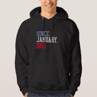 Legend Since January 1955 For Men Women January 19 Hoodie