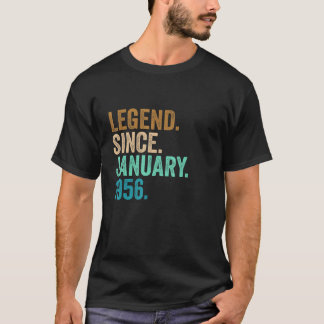 Legend Since January 1956 67 Years Old 67th Birth T-Shirt