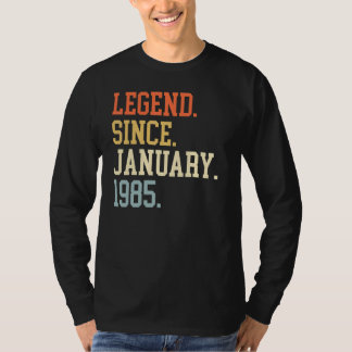 Legend Since January 1985 For Men Women January 19 T-Shirt