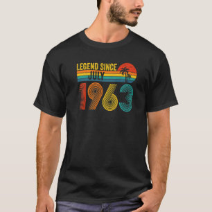 Legend Since July 1963 59th Birthday 59 Years Old T-Shirt