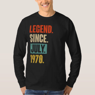 Legend Since July 1970 52 Year Old 52nd Birthday T-Shirt