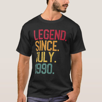 Legend Since July 1990 30Th Birthday Men T-Shirt