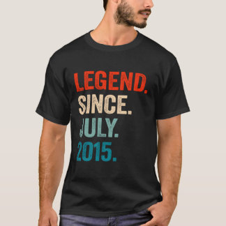 Legend Since July 2015 8Th 8 T-Shirt