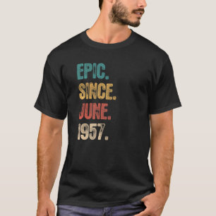 Legend Since June 1957 65 Year Old 65th Birthday T-Shirt
