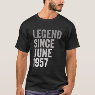 Legend Since June 1957 Awesome 64 Years Old 64Th B T-Shirt