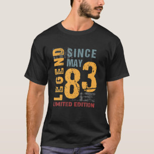 Legend Since May 1983 Gift For 39 Years Old 39Th B T-Shirt