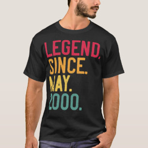 Legend Since May 2000 22nd Birthday Gift 22 Years T-Shirt