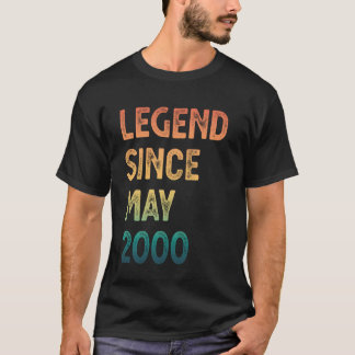 Legend Since May 2000 25th Birthday Men Women T-Shirt
