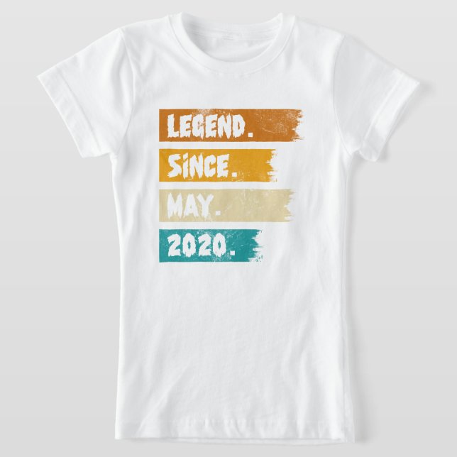 Legend Since may 2020 T-Shirt (Laydown)
