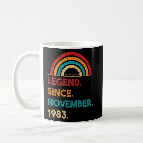 Legend Since November 1983 39th Birthday   Born In Coffee Mug
