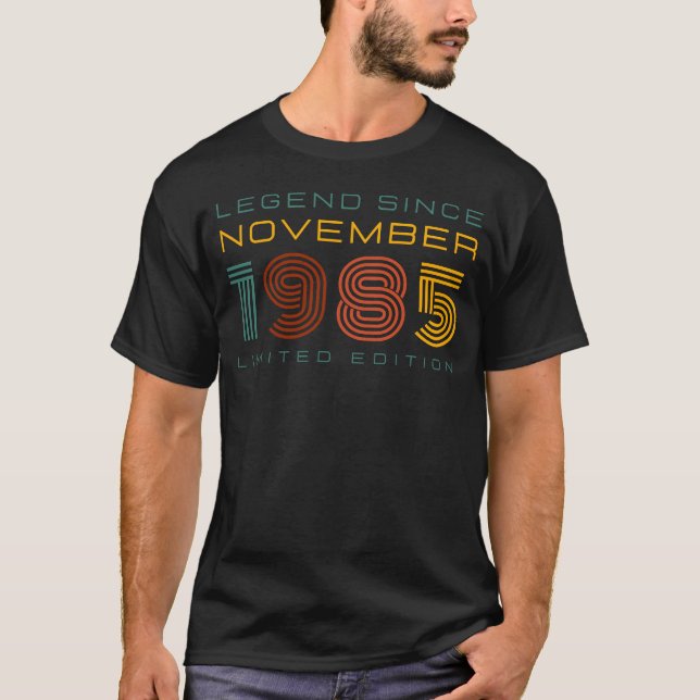 Legend Since November 1985, Limited Edition Men's  T-Shirt (Front)