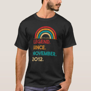 Legend Since November 2012 10th Birthday Born In T-Shirt