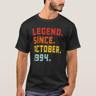Legend Since October 1994 28th Birthday Vintage 28 T-Shirt