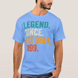Legend Since October 1999 23 Years Old Gifts 23rd  T-Shirt